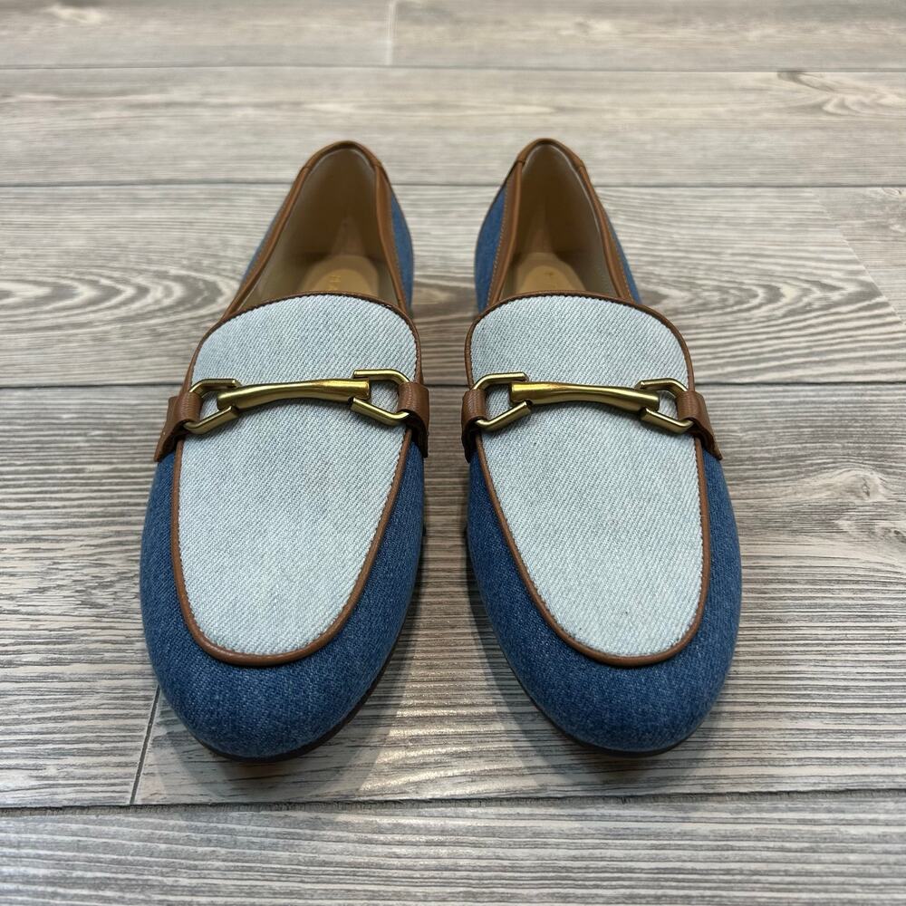 Marc Fisher LTD Bleek Denim Loafer Flats Size 6M NWOT - Picture 7 of 11